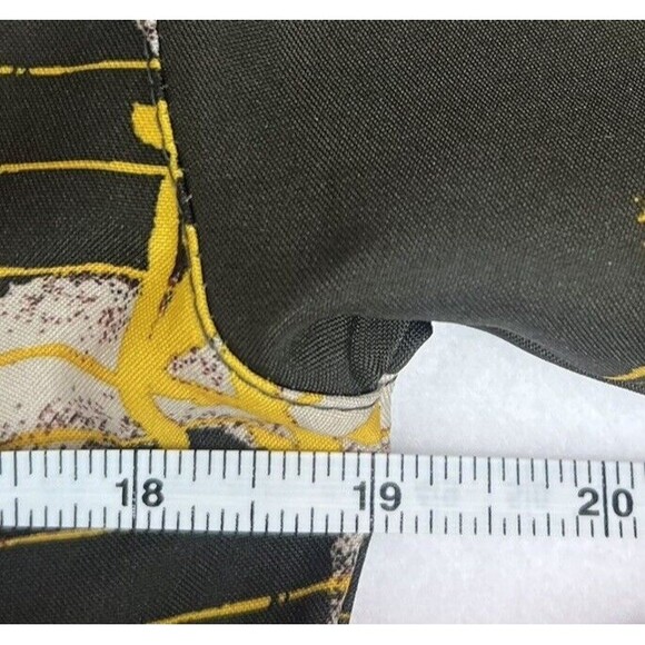 VTG Y2K Utility Brand Dragon Shirt Youth 9/10 Button Down Brown/Yellow RARE - Picture 8 of 14
